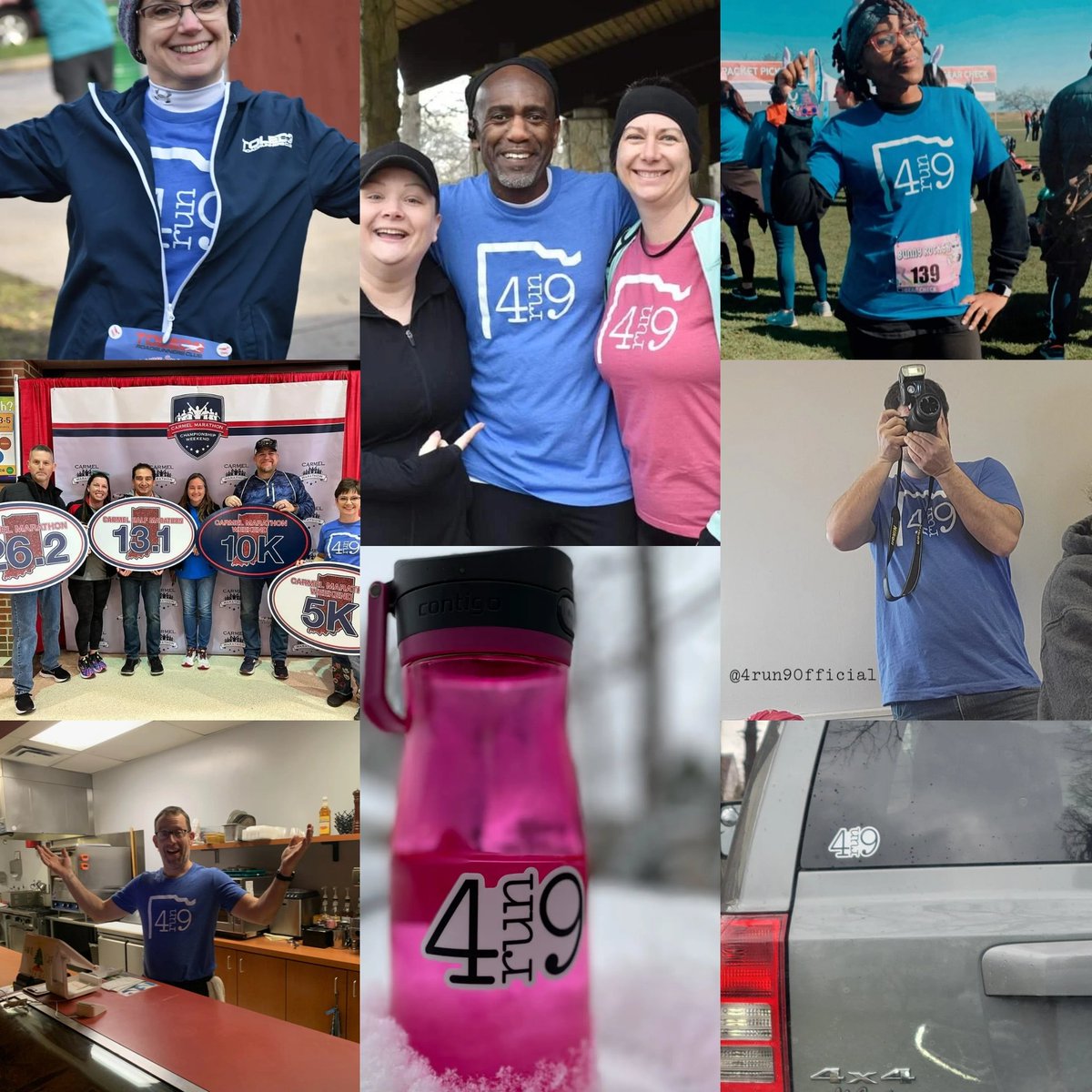 4run9Official's tweet photo. 𝗜𝘁'𝘀 𝗼𝘂𝗿 𝗱𝗮𝘆! Happy 419 Day! We can't tell you how much we love doing what we do! Send us all the pics of you rocking your 4run9 gear! 
And if you're looking to get some, come see us at the Glass City Marathon Expo this Saturday!
#4run9 #trrc #toledoroadrunners https://t.co/NobfZz8kTJ