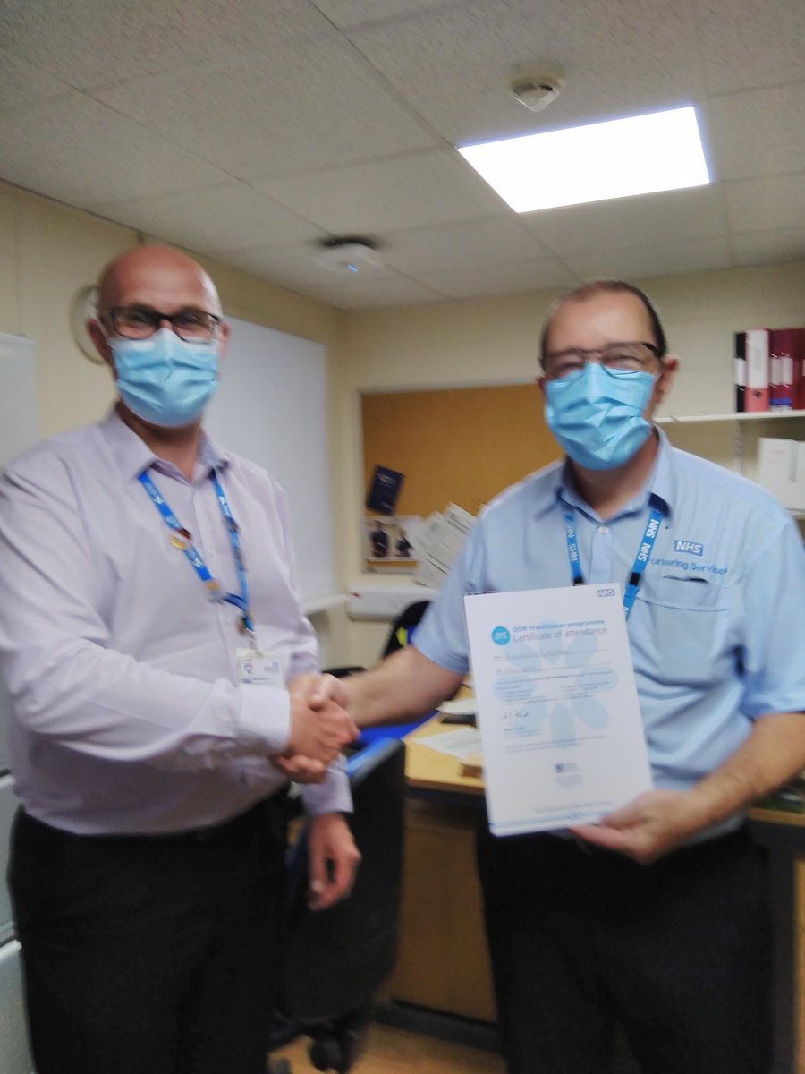 Well done to Eddie, a great asset to <a href="/HotelServices6/">Team QEH Hotel Services</a>  <a href="/TeamQEH/">The QEH King's Lynn</a> on completing the QSIR course <a href="/Eddie99cardoso/">Eduardo Cardoso</a>