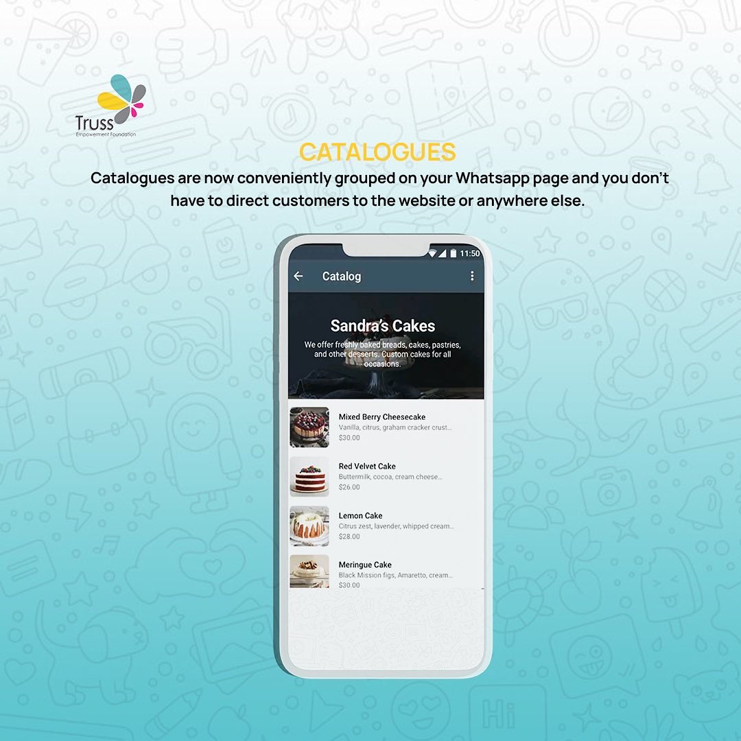 trussfdn's tweet photo. WhatsApp business and its interesting features are blessings in disguise. 

Here are three WhatsApp business features you may want to check out. 

#whatsappbusiness #enterpreneurlife #trussempowermentfoundation #trusstribe #careerdrivenwomen https://t.co/TOcz8pxDl2