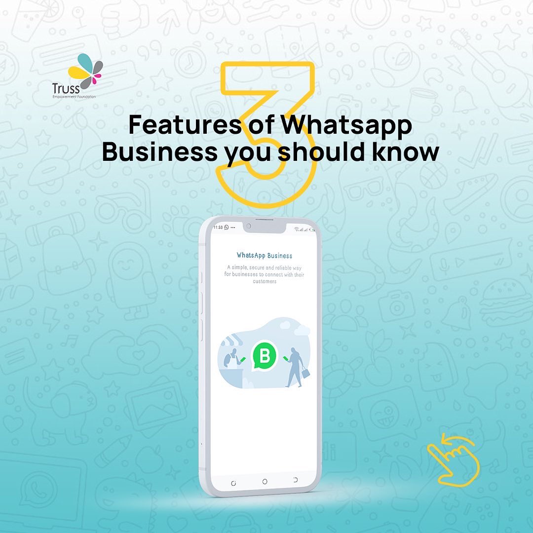 trussfdn's tweet photo. WhatsApp business and its interesting features are blessings in disguise. 

Here are three WhatsApp business features you may want to check out. 

#whatsappbusiness #enterpreneurlife #trussempowermentfoundation #trusstribe #careerdrivenwomen https://t.co/TOcz8pxDl2
