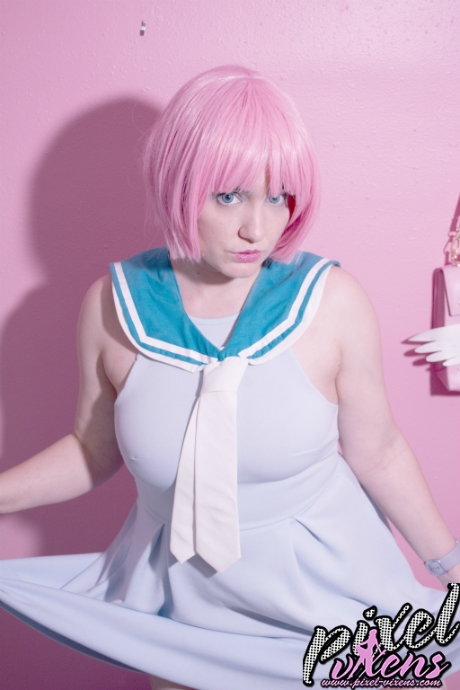 PixelVixens's tweet photo. They can't remember their name... But they'll go by Rin! A third sexy problem for you all to handle in your dreams. Check out @NoelCypress as Rin in our newest set, "Angel or Alien?" ! https://t.co/iGc8SxSN2n