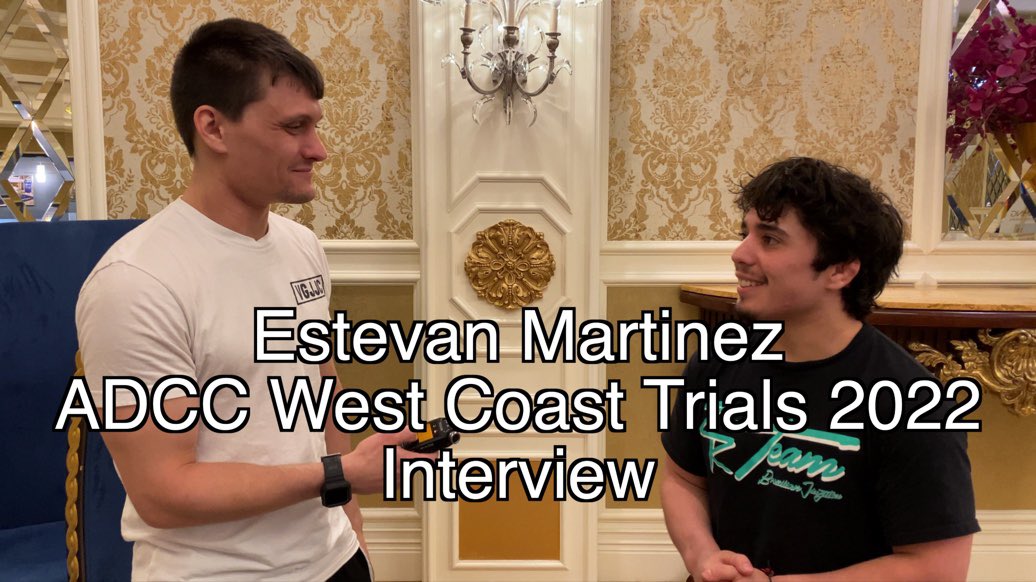 GrapplingRewind's tweet photo. Estevan Martinez ADCC West Coast Trials 2022 Interview https://t.co/EnaPzVdSee https://t.co/kyYNRqpoMe