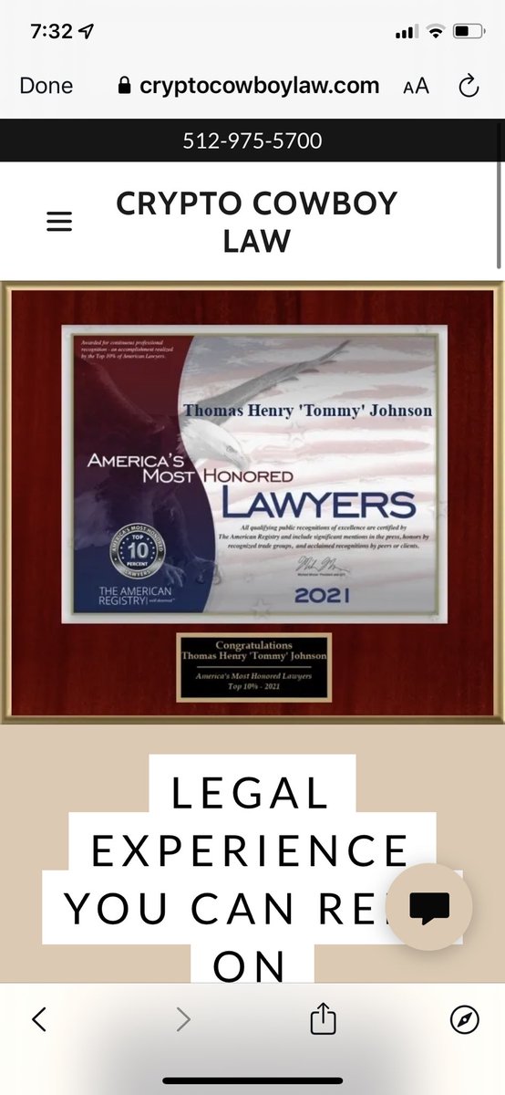 erickfartman1's tweet photo. @RobsCryptoYT @CryptoCowboycc Don’t forget the #vaultdefi scam too. With ultra hyper Uber mathematician moon mark or safe mark or whatever the fuck.
Fake “law” crypto cowboy law website registered just last year. With fake phone numbers lol .🤣🤣🤣🤣🤣🤣🤣🤣🤣 flaming garbage humans. https://t.co/PJsF2SRSO2