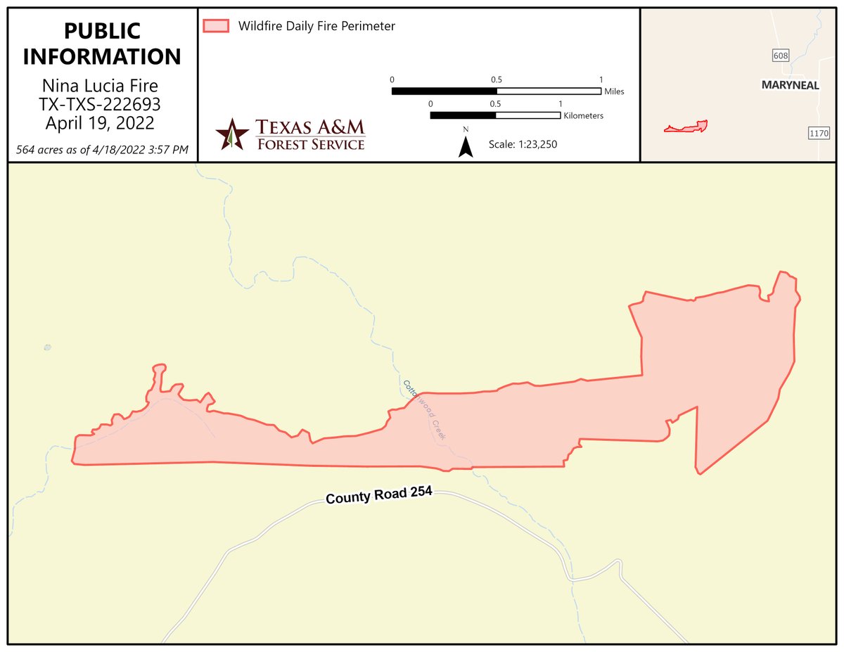 AllHazardsTFS's tweet image. Update: the #NinaLuciaFire in Nolan County is 564 acres and 90% contained. Crews will continue to patrol and monitor the fire area today. #txfire