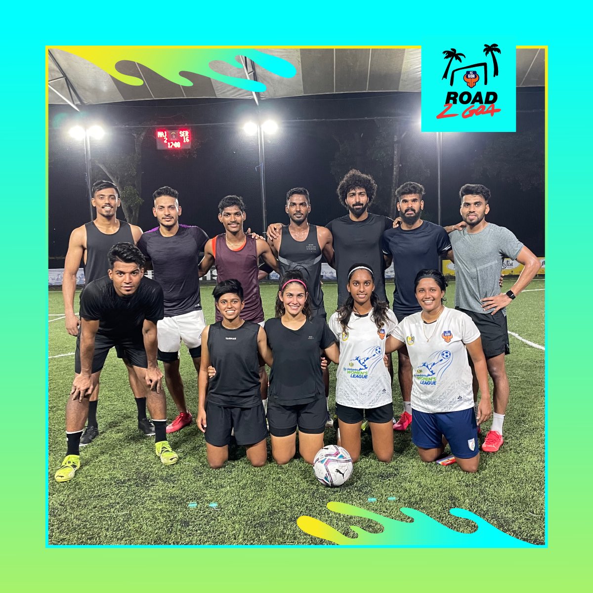 FCGoaOfficial's tweet photo. Everybody’s gearing up for #Road2Goa 🤩

Just 5⃣ days left for registrations to end. Hurry up and register now 👇🏻 
https://t.co/TjWiim1eT0

#ForcaGoa #AmcheGaurs #ForcaFans https://t.co/8NACfjB9UM