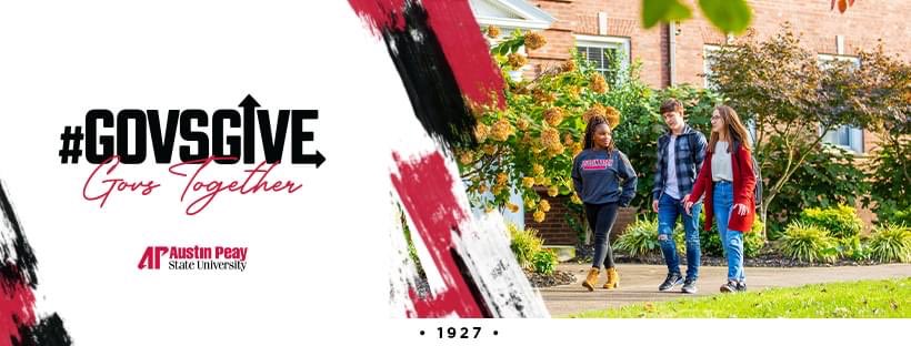 Govs Give 2022 starts today! APSU’s sixth annual online giving campaign will take place from 10 a.m. today until 7:27 p.m. tomorrow, April 20. To make a gift to the Latino Community Resource Center's scholarship fund, see the link below:
givetoapsu.com/GGHCCScholarsh…
#GovsGive202