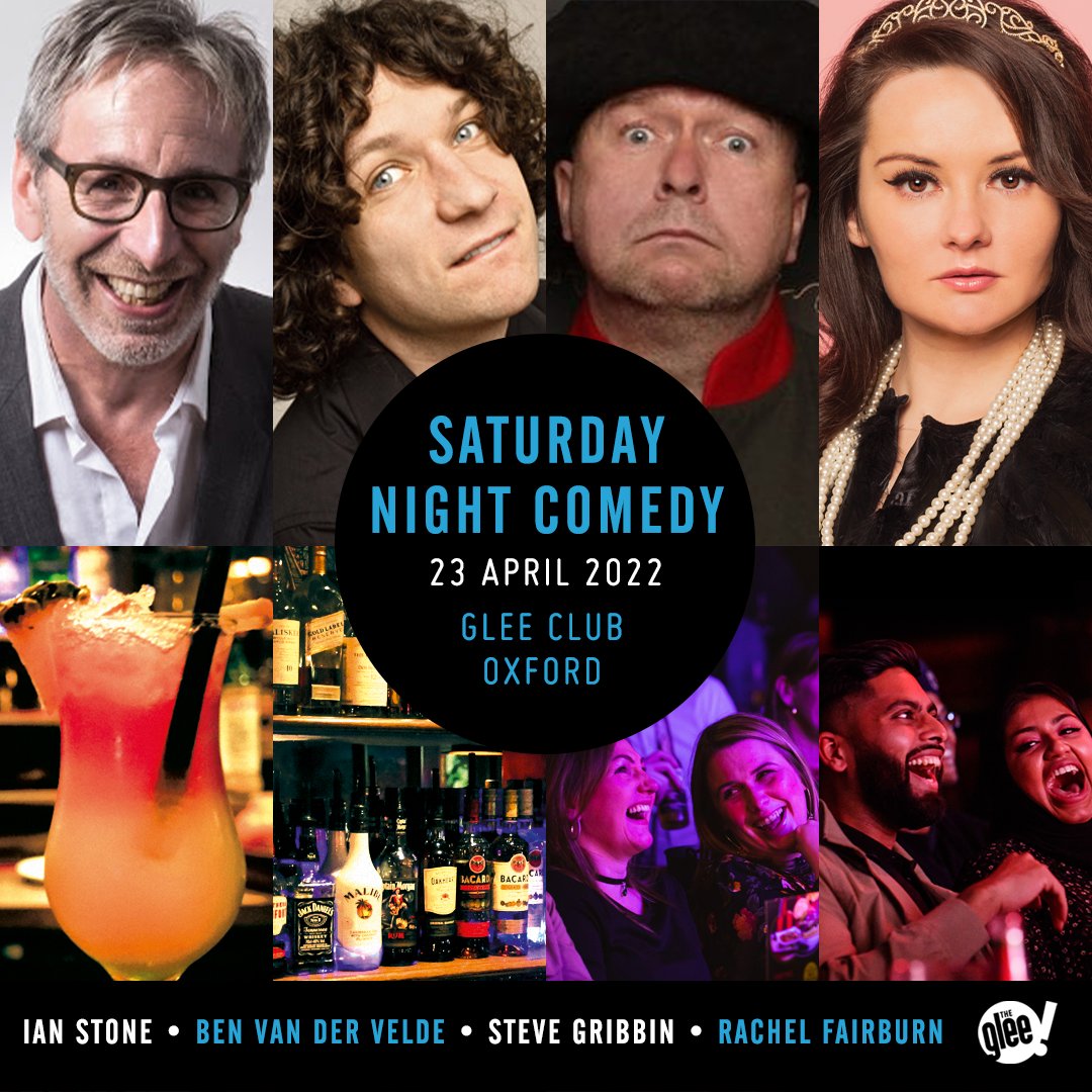 GleeClubOxford's tweet photo. Take a look at what we have in store for you this week ⬇️

⚫️ Thursday: @NathanCaton, with support from @HydePanaser 
🎟 https://t.co/mTB9YnCq5V

⚫️ Friday &amp; Saturday Night Comedy, featuring @iandstone, @BenVanDerVelde, @mrstevegribbin &amp; @RachelFairburn
🎟 https://t.co/GnEbCUhW8U https://t.co/AClwWfyaQd