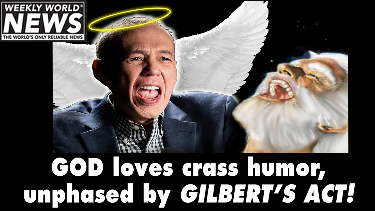 weeklyworldnews's tweet photo. And He LOVES his version of "The Aristocrats."
Lou Ray interviews God.
#gilbertgottfried #thearistocrats #God #heaven #Gilbert #afla https://t.co/W7DlXLa3V9