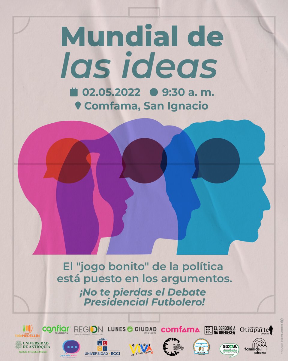 Así como les jugadores de fútbol cumplen con unas características físicas que les permiten jugar con efectividad, el/la líder de un país debe contar con cualidades específicas que le diferencien: inteligencia, empatía, buena comunicación #MundialDeLasIdeas