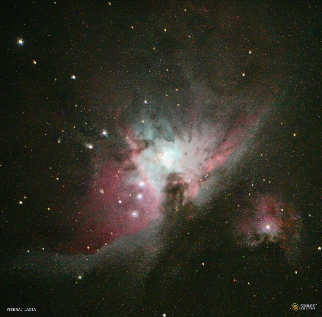 The Core of Orion Nebula
#orionnebula #nebula #deepsky #messier #messier42 #messier43 #orion #spaceindia #spacearcade #spacechennai #isro #nasa #SCT #canon #canon1300d #singleexposure #skywatcher #eq5pro #skywatchereq5pro #universetoday #earthsky #astronomy #spacedotcom