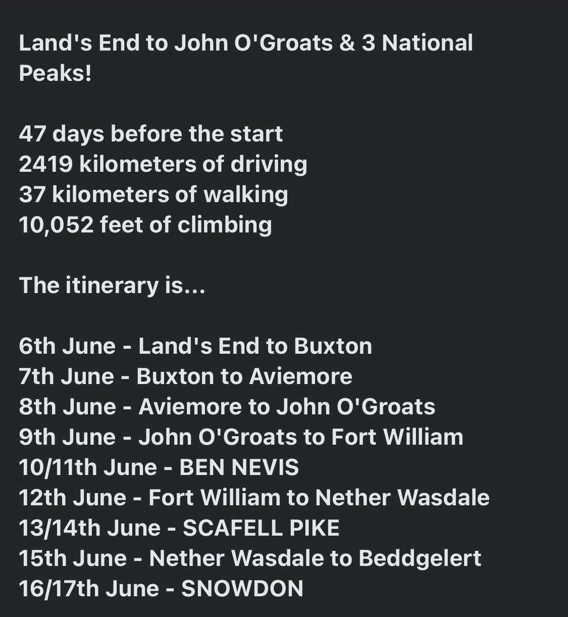 MattDaleyUKRN's tweet photo. Ohh, it’s getting closer…! Raising funds for #bereavementsupport @sashnhs @SASHCharity https://t.co/GIeWk1xnlW and follow the journey here, on Instagram: supportforpainfultimes and the blog/vlog https://t.co/qaVv3tZ4Ri https://t.co/hhURd5lDR2