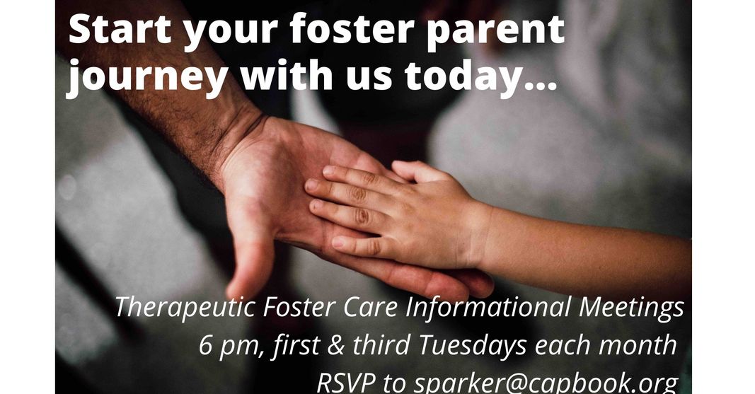 CAPBook's tweet image. Sometimes the first step is hardest... but we're with you every step of the way. ❤
TONIGHT! Our FREE, Therapeutic Foster Care Info Meeting, Tues, April 19 at 6 pm on Zoom. Your questions ALWAYS welcome! RSVP sparker@capbook.org or (585) 232-5110.
#fosterparent #infomeeting