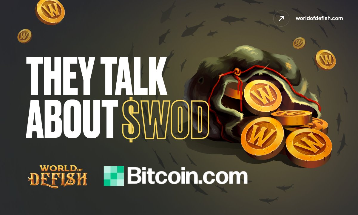 WorldOfDefish's tweet photo. Wow-wow-wow, Captains! 🚨
Just look who’s talking about us:

🤑 $WOD is on @bitcoinnews - https://t.co/exi2UVWx8t

Let the whole universe know about World of Defish 🦈 https://t.co/Bc7prvMKTN