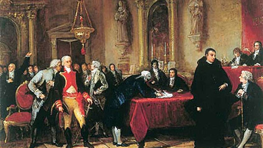 jcontin13's tweet photo. Hace 212 años se consagra el primer grito de libertad frente a 300 años de dominación imperialista y se proclama la independencia de Venezuela. El acta del  19 de abril de 1810 terminó con la renuncia de Vicente Emparan como Capitán General e inició la emancipación de Venezuela. https://t.co/PTYdZCbDZ6