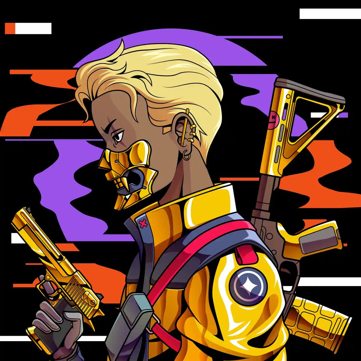 ZellCrypto's tweet photo. <Havoc World Perfect Sets - Human>
1. Captain Gold 
2. Purple Hatamoto
3. Red RPG Rocketeer
4. Orange Oracle

Officially fell in love with these beauty. Retweet to share to all #HavocFam!!
@havocworlds

 #CNFT #Havocworlds https://t.co/O7wte0ADII