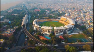 BrindaHere's tweet photo. Chennai Chepauk Stadium - Renovation
#18thAprR | #22ndAugR https://t.co/fmhkYLBcDd