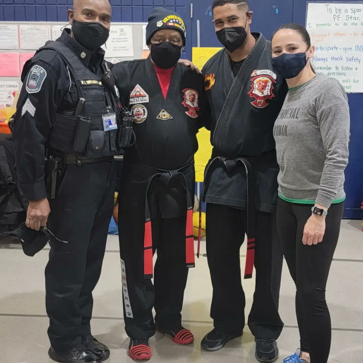 iKarateClub's tweet photo. Kids Zone (after school program) with  parent school Tendou Martial Arts Academy in Kansas, &amp; former MMA Fighter &amp; Congress Representative for Kansas Sharice Davids

#congress #karate #kids #discipline #focus #balance #mma #honor #lgbtq https://t.co/sY1tH5rSz5
