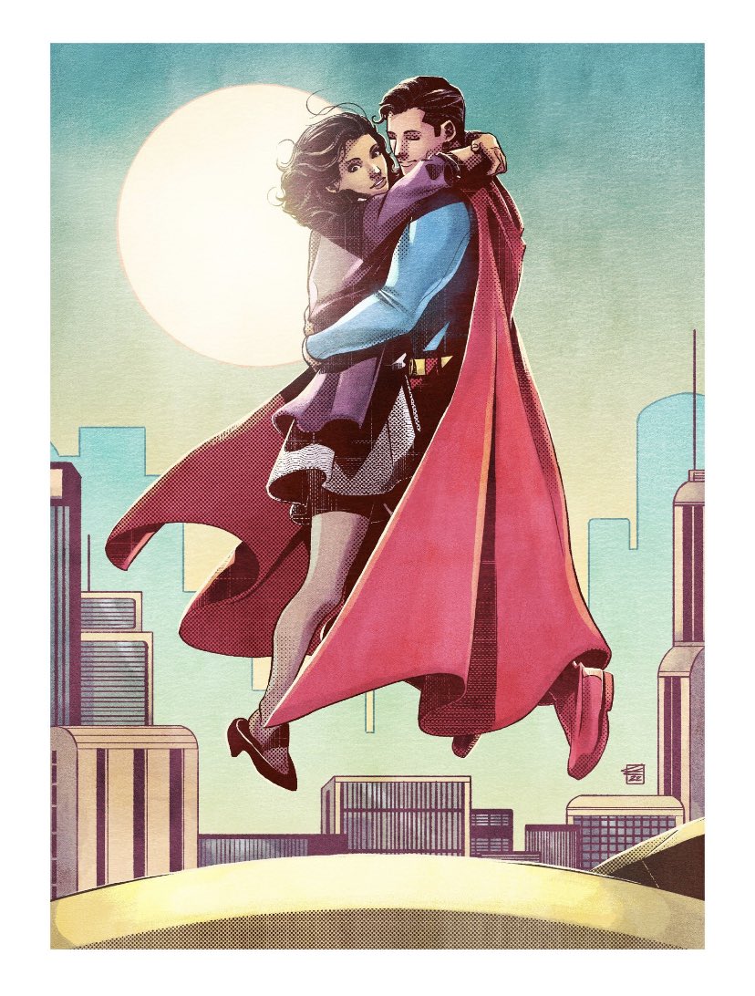 Superman and Lois Lane by Colin Craker.