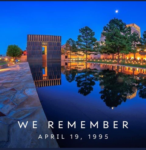 This is a day that will be etched in my memory for as long as I live. Never Forget! #OKCApril19th #okcbombing 🙏❤️