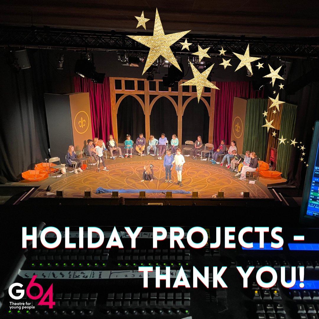 Group64's tweet photo. Thank you to everyone who joined us over the Easter Holiday for our two holiday projects!
To celebrate we will be sharing our favourite moments over the next few daysπ₯
#drama #youththeatre #stories #storytelling #holidayprojects #children https://t.co/3ZAWudWuqc
