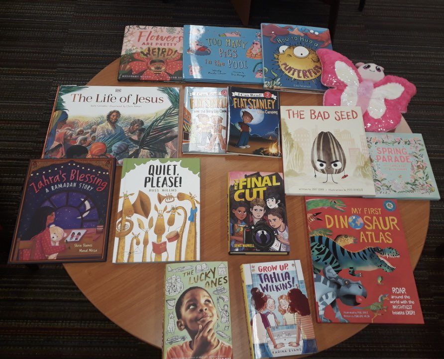 Sparkle and Glitter are excited 
about new books for kids! #NewStuff