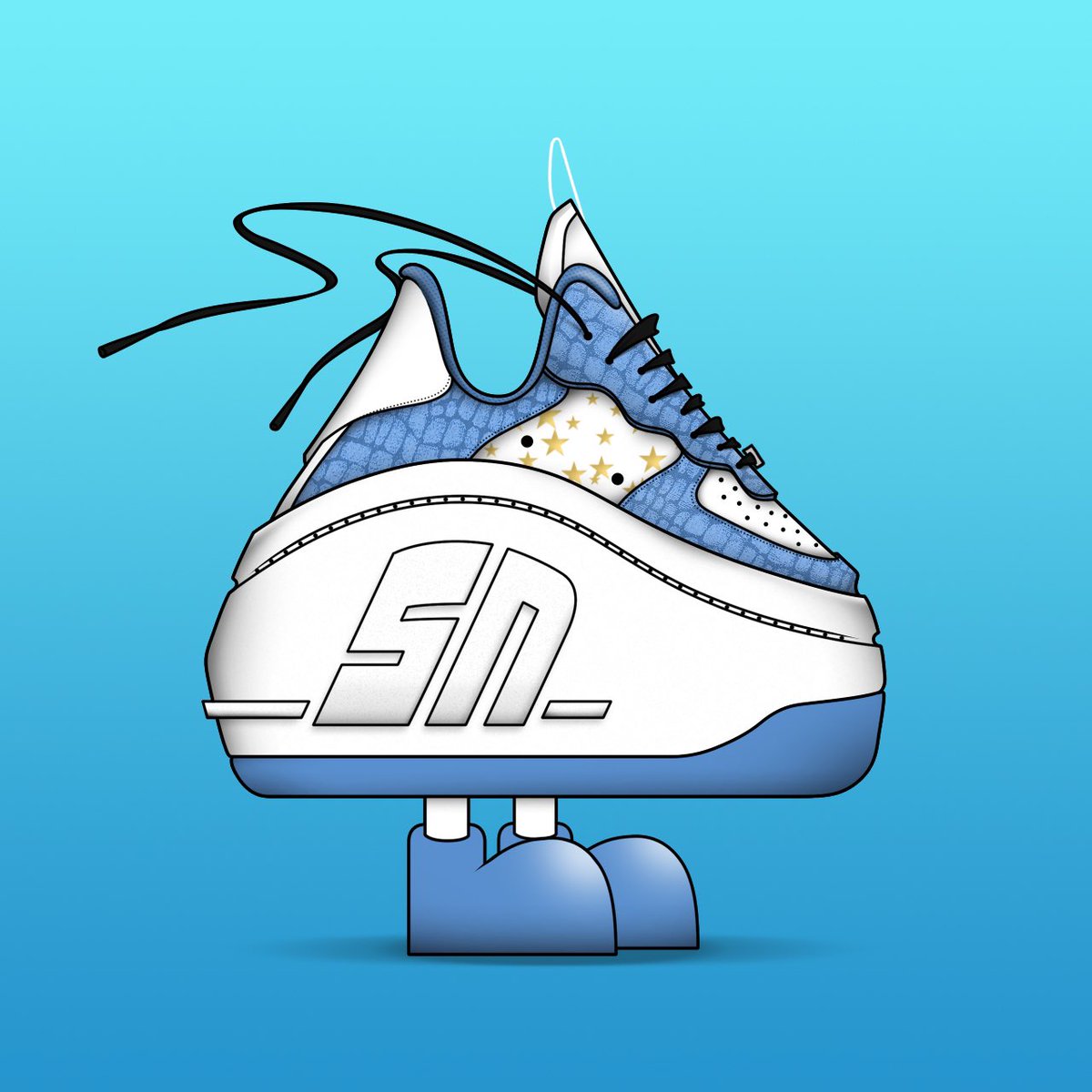 LAURASTYLEZ's tweet photo. Im part of the @sncollectorclub 😄 check out my 1/1 SNKR FRENS! 
The SNKR FRENS presale mint begins April 27 for Membership Card holders
-Mint price will be .08 ETH 🥰 @mryumingwu https://t.co/lD0lgp8xM3