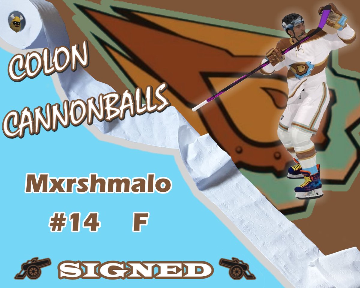 NEW: The Cannonballs have signed Mxrshmalo to a season contract for this upcoming <a href="/IceTiltHL/">ITHL</a> season! We look forward to having Malo in a Cannonballs jersey full time!