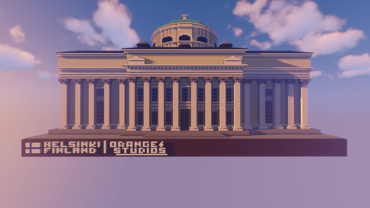 OranjeMC's tweet photo. Today's build: The National Library of Finland 🇫🇮

#Minecraft  #minecraft建築コミュ     
#Minecraft都市開発 #Minecraftbuilds https://t.co/ehvuPt9uKP