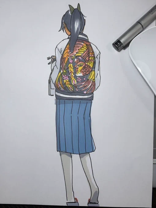 鳳翔さん後ろ姿シリーズ 