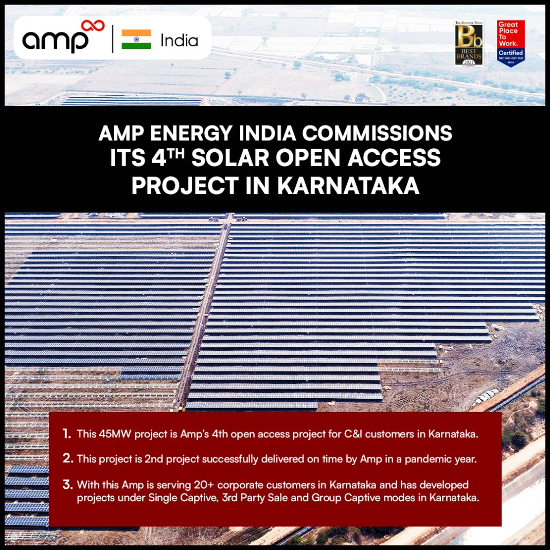 Amp Energy India on Twitter "AmpPortfolioSeries Amp has successfully