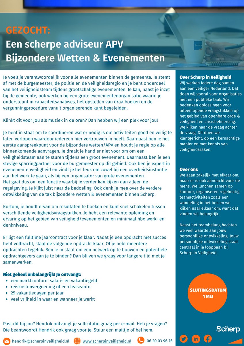 Scherp in Veiligheid tweet media