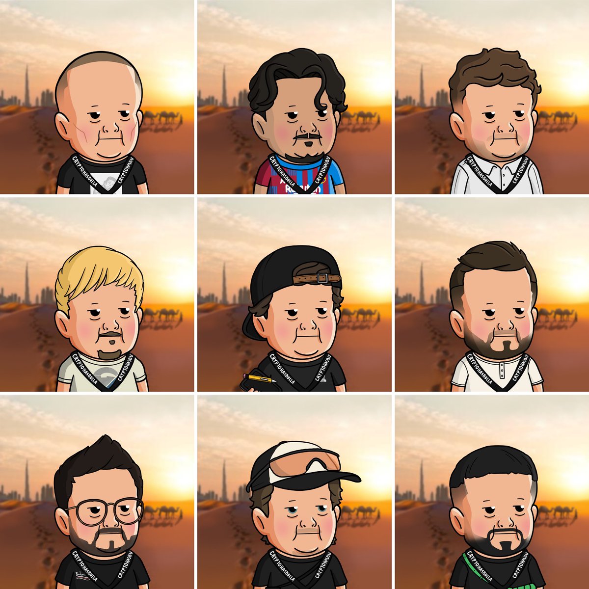 While planning for our first ever meetup in Dubai, the team decided to gift  🎁 everyone who attended (and holds a CH) a SPECIAL, CUSTOM NFT to fondly  remember the unique, one-of-a-kind