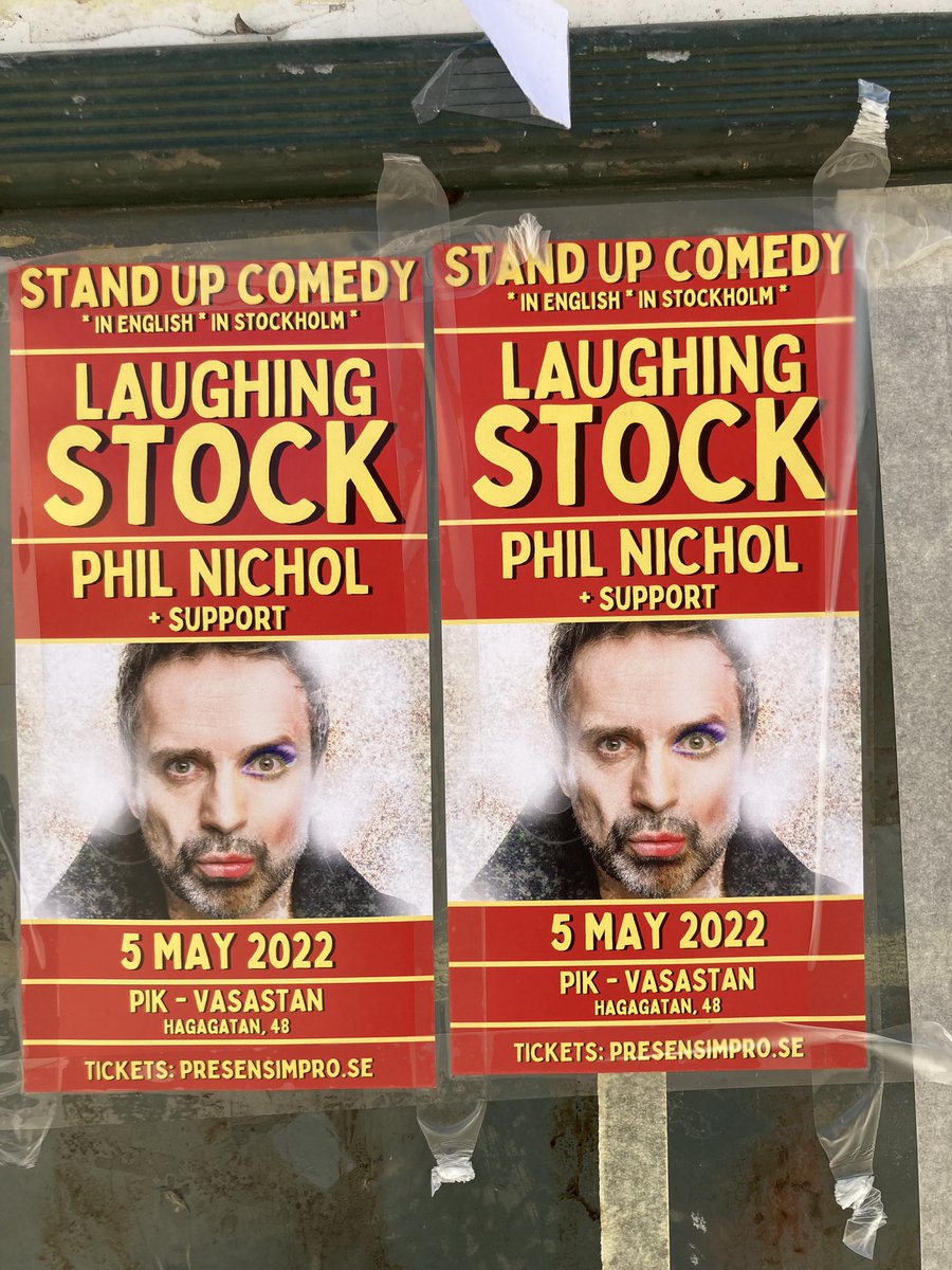 stocklaugh's tweet photo. There's a whole lot of Phil Nichol down on Vasastan!

https://t.co/T270n9UCPp https://t.co/0sJosC2ETp