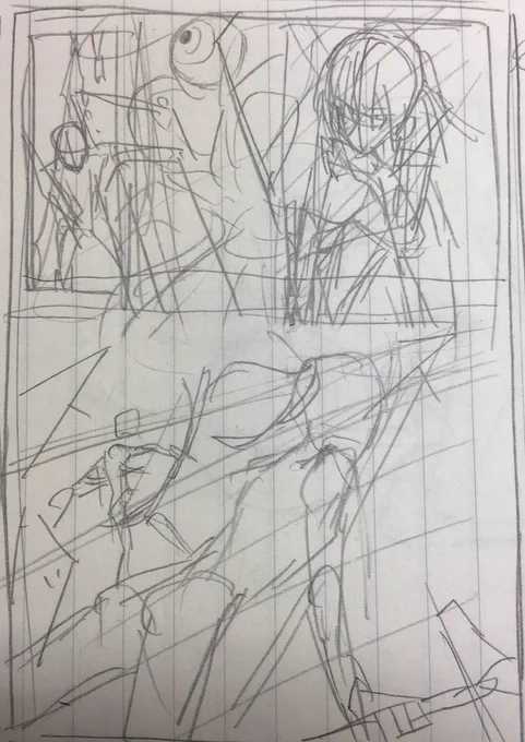 @TAKA_kimit 最後のページ、ネーム段階だと全然違うの笑う 