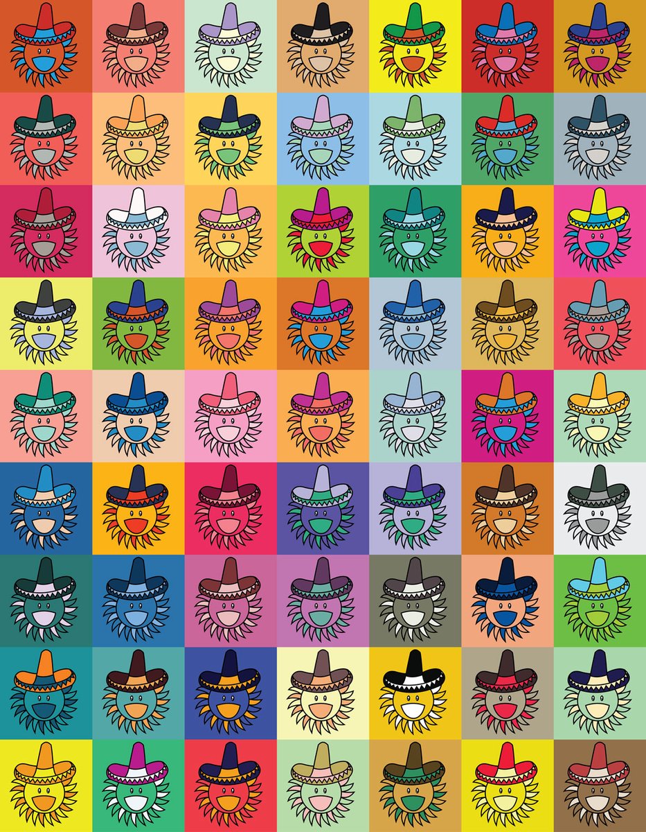 The El RoRo collection comprises 60 unique RoRo NFTs. RoRo provides the southwest's and Mexico's relentless sunlight. Each RoRo has its slang catchphrase, represents a city or town, and has a favorite drink. This collection will be dropping Friday, May 20th.