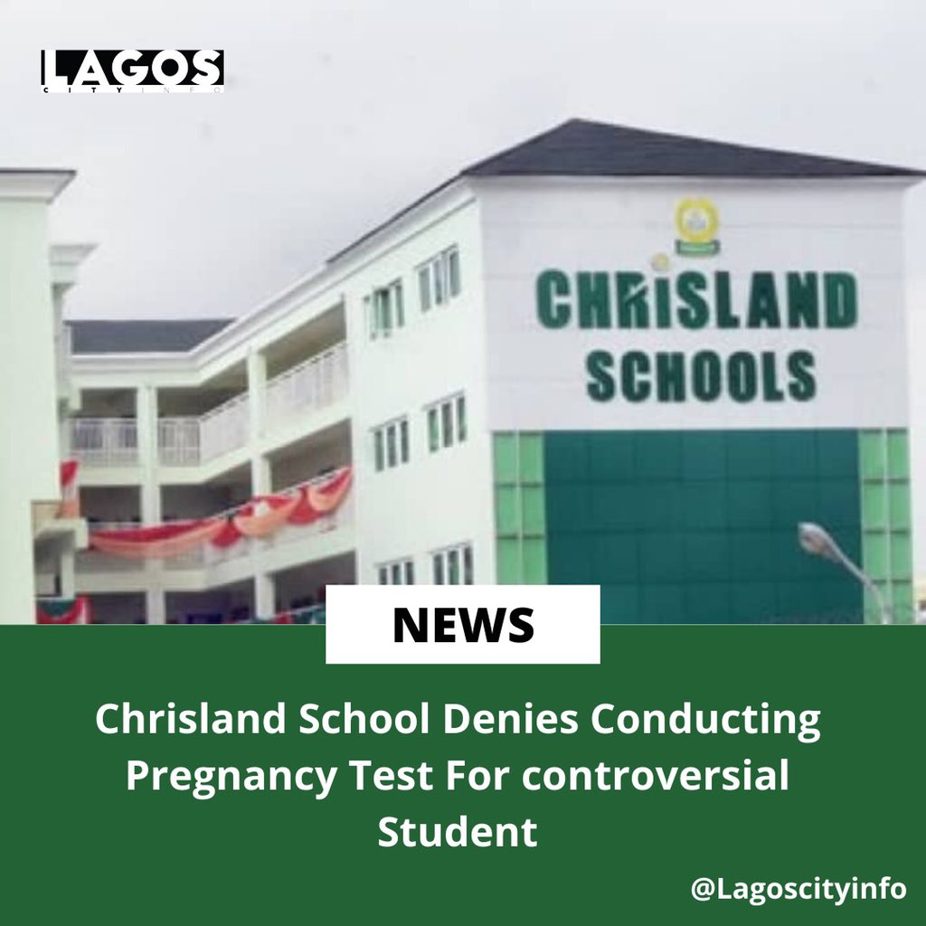 lagoscity_info's tweet photo. The management of Chrisland Schools, Lagos State, has reacted to the alleged rape saga of a 10-year-old pupil of the school during a trip to Dubai.
Link to full story in bio
βββββ
#chrislandschools #lagosupdate #lagosupdates #lagosnews #lagoscityinfo #lagosnigeria https://t.co/RLcYbTjO7Y