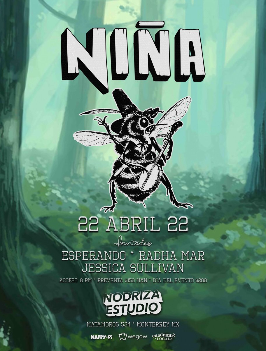 punkrobot's tweet photo. 🗓 VIERNES 22 ABR 22 - Niña @punkrobot en Nodriza! @nodrizaestudio invitados especiales: #Esperando @radha_mar  #JessicaSullivan 8 PM preventa $150 🎟 boletos en @wegowes https://t.co/ykrFQBEWWe https://t.co/VWxcOK34xE