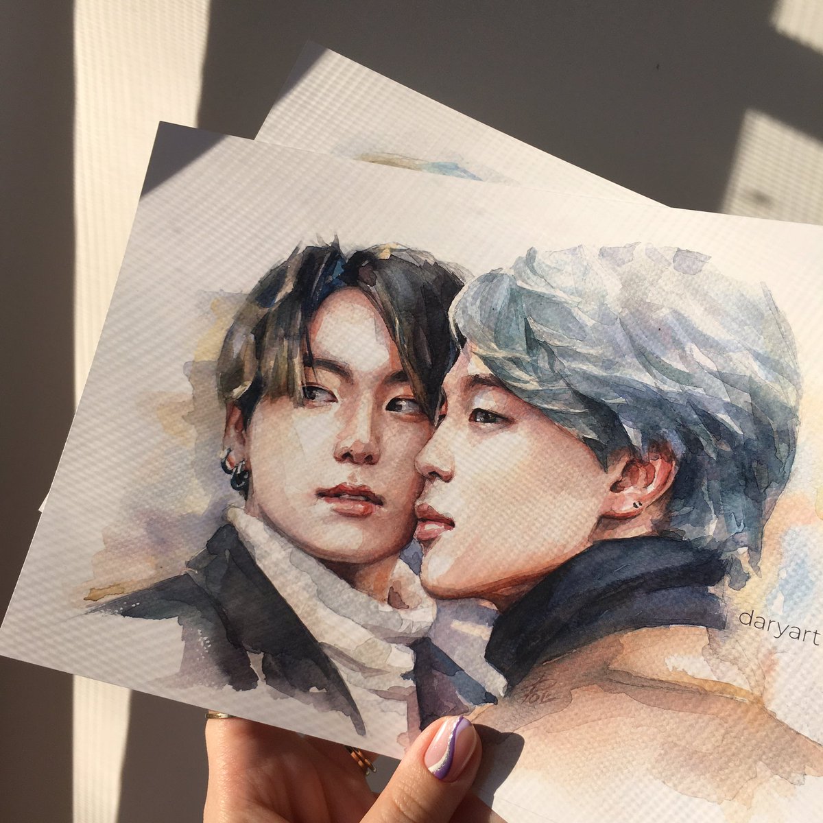 JShi1310's tweet photo. Забрала красоту от @daryart7 
Вау это просто 😭😍🔥
Спасибо большое за принты и подарочки 😭😭😭😭😭😭😭 https://t.co/iy6ZIsz25z