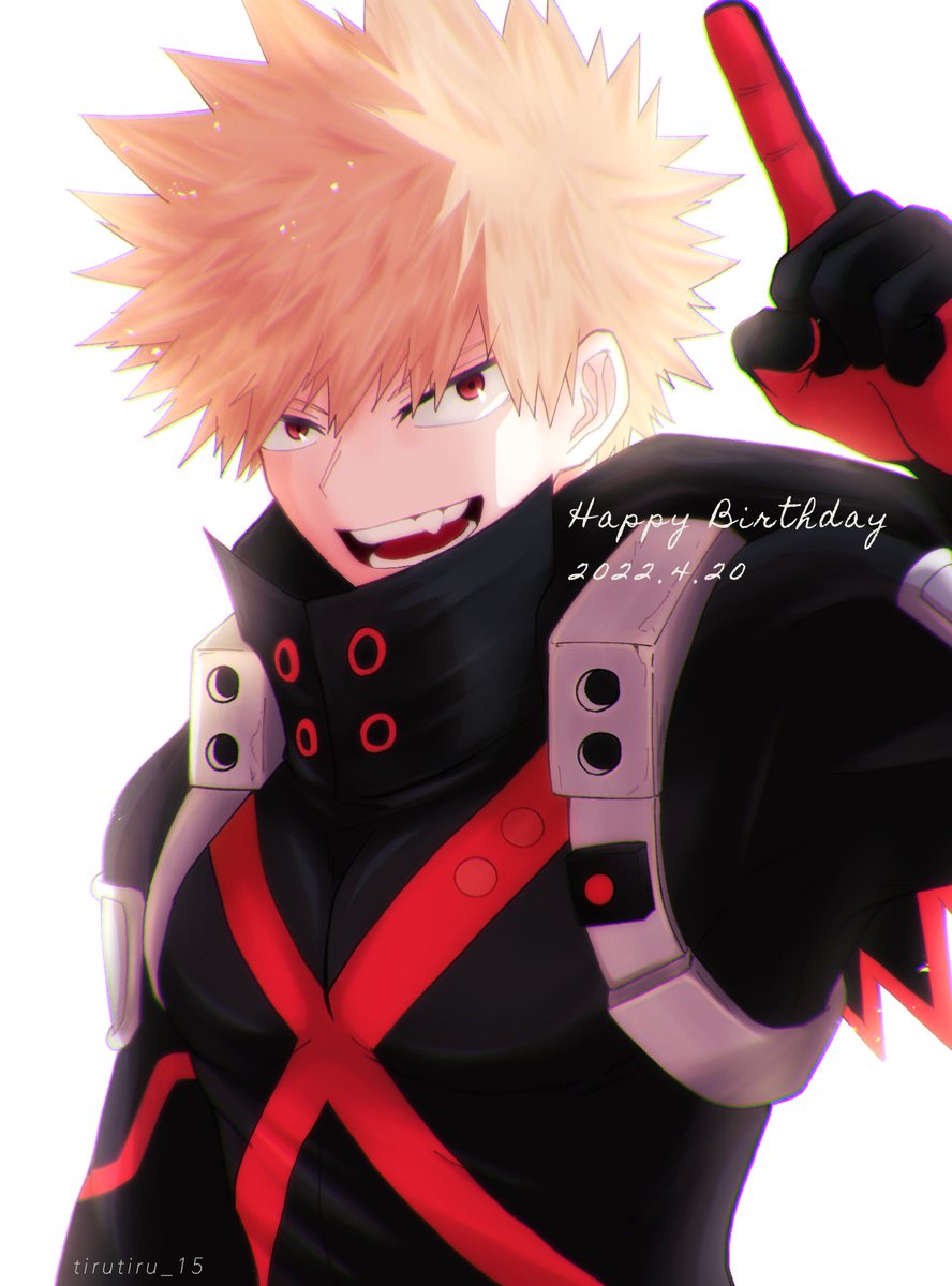 爆豪勝己 「お誕生日おめでとう!!
#爆豪勝己誕生祭2022 」|ちる🍼のイラスト