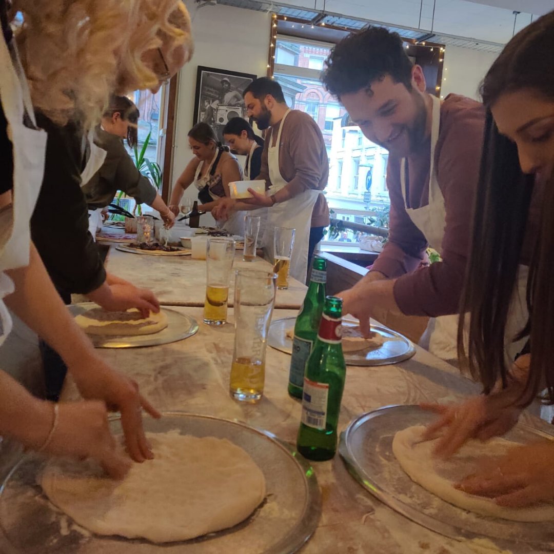 impressiontalk's tweet photo. Thank you to Oscar &amp; Rosie's  for hosting their Pizza Academy class, where we made absolutely delicious pizza! 🍕 https://t.co/H7iDgETjiG