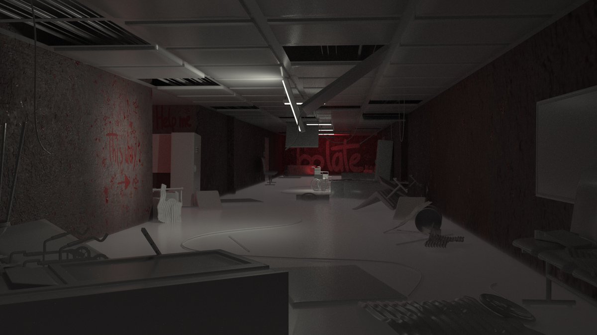 Akamouche_'s tweet photo. #WIP6, faut que je rajoute des lumières d'ambiance pour les murs, sinon je trouve c'est pas trop mal https://t.co/JqQ710aZCE