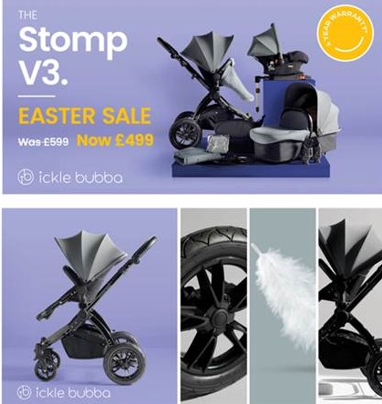 babycare_uk's tweet photo. Boss your budget & Save 100 on @IckleBubba stylish Stomp V3 All-in-one with Isofix Base!
Available INSTORE Now!
For More Details, Email cs@kaleidoscopebabycare.com Call Us at 01723 448 182
#IckleBubba #StompV3 #laybuy #klarna #clearpay #zip #humstore #snapfinance #paypal https://t.co/czdpHFC1NE
