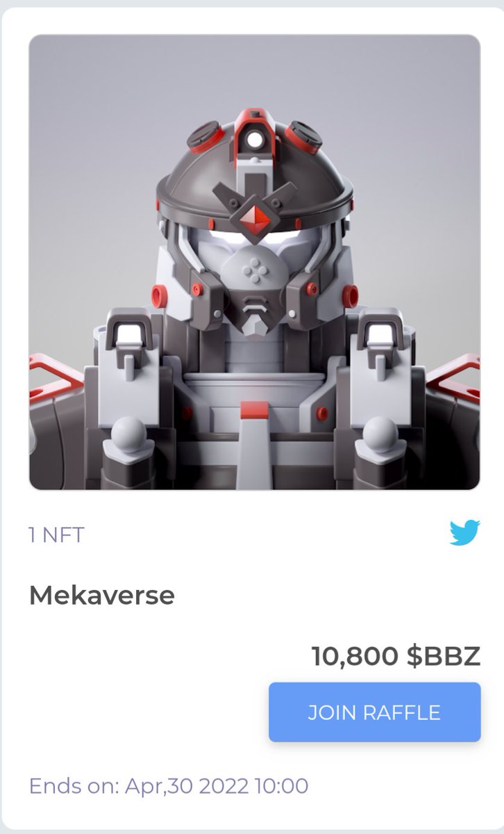 MetsukoNFT's tweet photo. @MekaVerse why should I use my $BBZ for this NFT?
#BabyAzuki https://t.co/3XpheMjk5F
