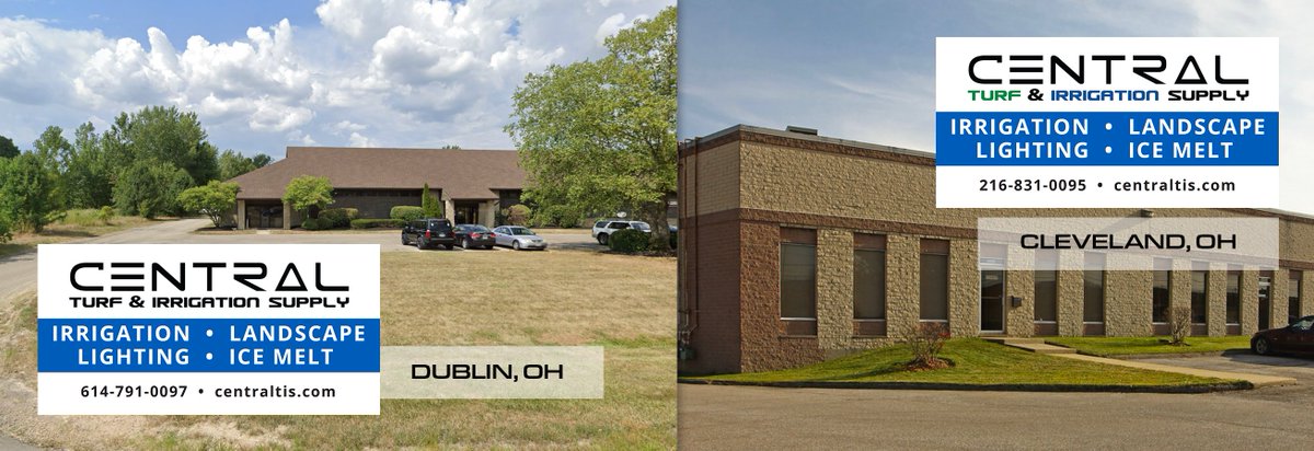 centraltpros's tweet photo. Central Turf &amp; Irrigation Supply is thrilled to announce the acquisition of Irrigation Supply Inc., with two locations in Ohio; serving Columbus, Cleveland, and the surrounding areas.  Stop by and meet our team!  #centraltis #branchopening #ohio #thecentraldifference https://t.co/YBWqHUfRhp