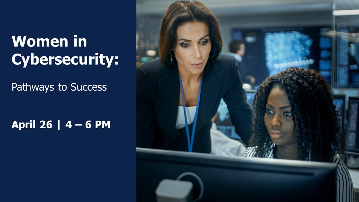 UaInfotech's tweet photo. Join the University of Arizona’s College of Applied Science and Technology and Tanium for a panel discussion addressing the barriers for women in cybersecurity. 

To register for this event, please visit: https://t.co/aS7K8JzXpX https://t.co/dVDLVe92Y7