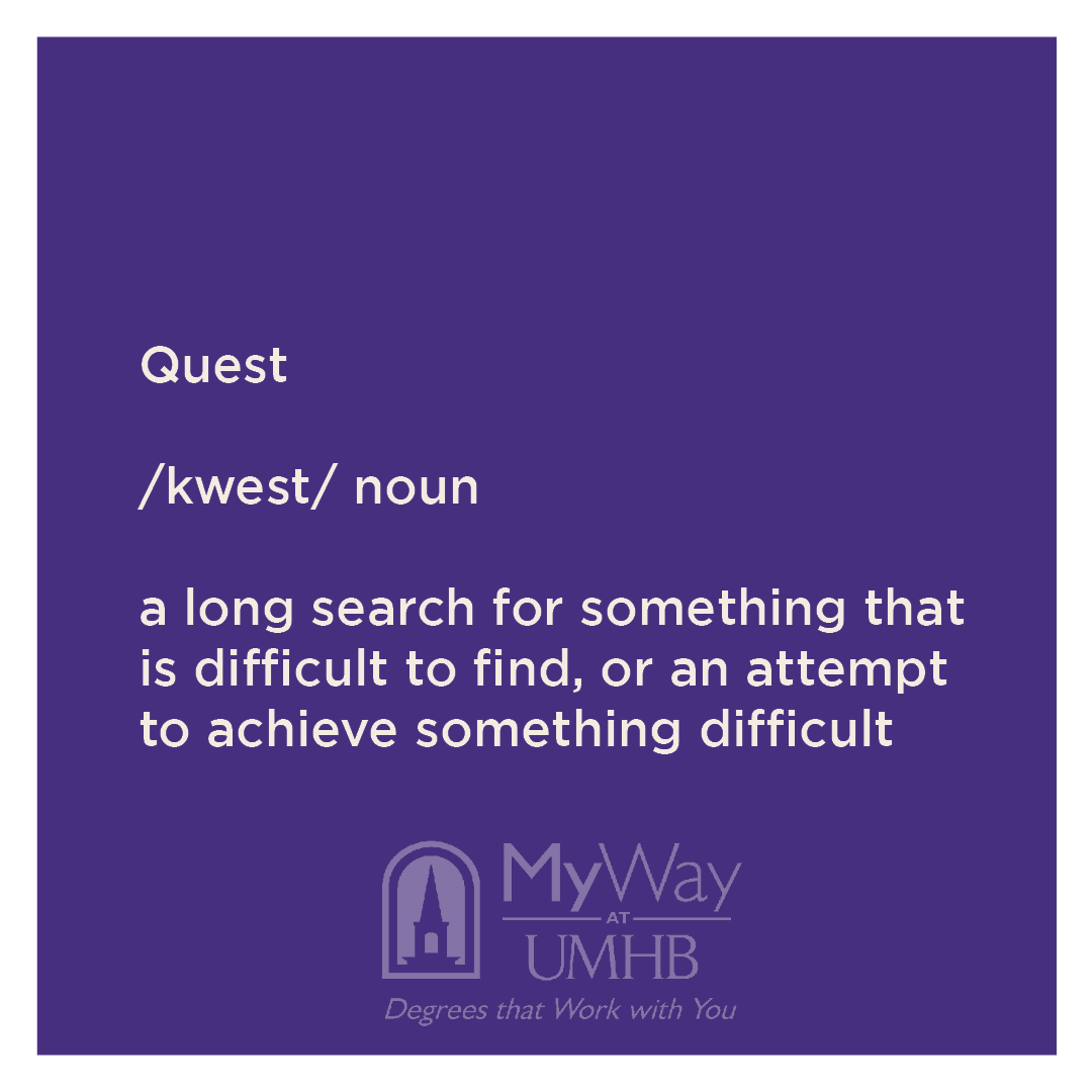 UMHBMyWay's tweet photo. You'll have questions before the quest. Do I have what it takes to get my degree after such a long time? Am I too late?

MyWay has answers for questions that set you back and create barriers. Begin your quest! Apply today at https://t.co/idy82IhX5Q
#umhbmyway #onlinelearing #cbe https://t.co/Obwfv8uLzY