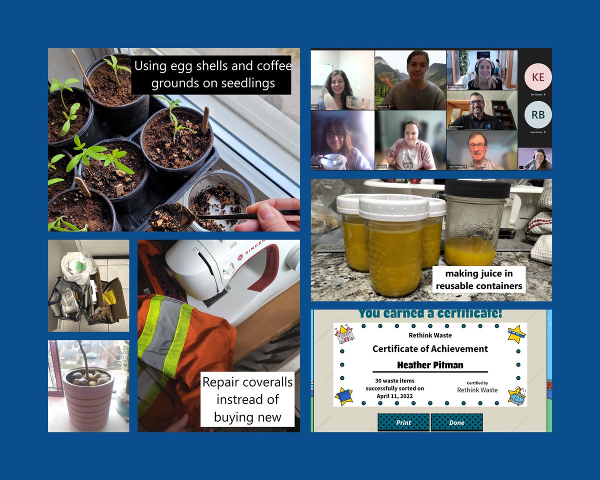 Week 3 of SWR's Carbon Cleanse is complete. AET staff participated in many #wastereducing activities and challenges. 

#CarbonCleanseWR #sustainablewaterlooregion #reducewaste #wastefree