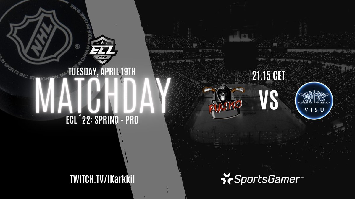 More NHL tonight! 🥅🏒

We are playing against @FiaskoNHL in #ECL22Spring PRO league! Come and cheer us! 👊🏻

Live on twitch.tv/IKarkkiI

#NHL22 #kouvolanlakritsi #MukanaWilhelm 
@visugamingeu <a href="/SportsGamerGG/">SportsGamer</a>