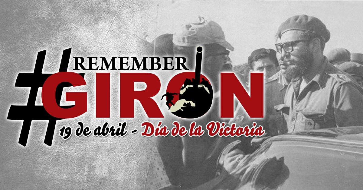 “La importancia histórica del 19 de abril se sale de los marcos de nuestro propio país, porque ese día, ciertamente que el imperialismo yanki recibió su primera gran derrota en América”. #GirónLaVictoria #CubaViveEnSuHistoria <a href="/AdanVillavicen5/">Adan Villavicencio Guzmán</a> #CubaPorLaVida <a href="/Cubacooperabol2/">Brigada Médica 🇨🇺 Bolívar🇻🇪</a>
