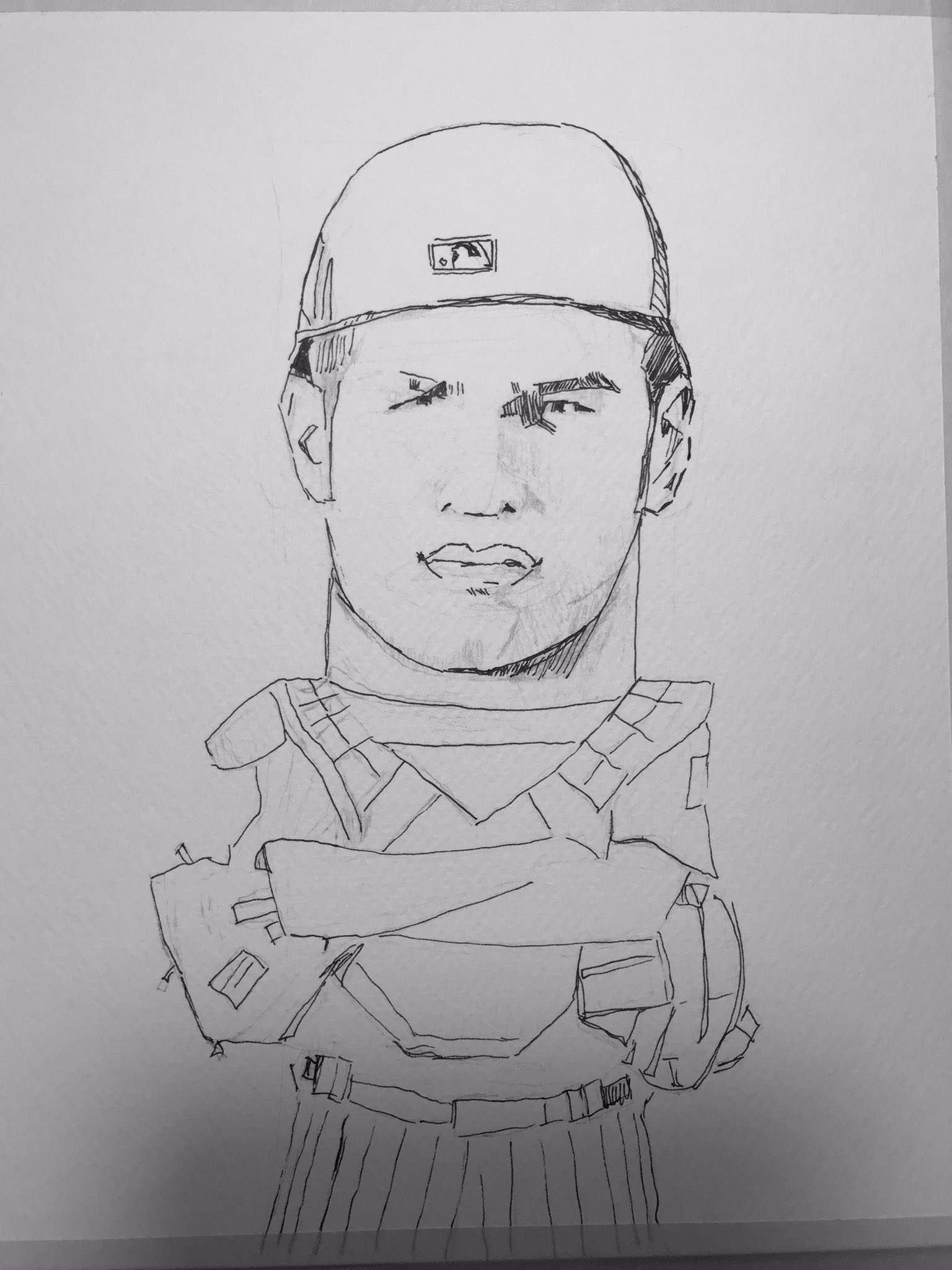 Happy Birthday to the great Minnesota Twins catcher, Joe Mauer. Bad watercolor painting on the way. 